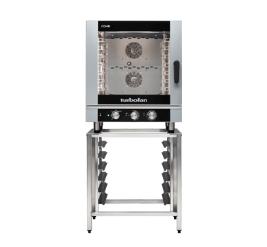 Turbofan EC40M7 - 7 Tray Manual Electric Combi Oven on stand