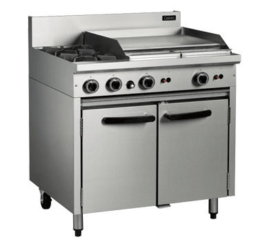 Cobra CR9B -  Gas Static Oven Range with 2 Burners and 600mm Griddle