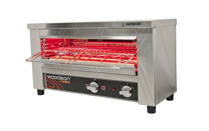 Woodson W.GTQI.4 - 4 Slice Glass Element Toaster Griller
