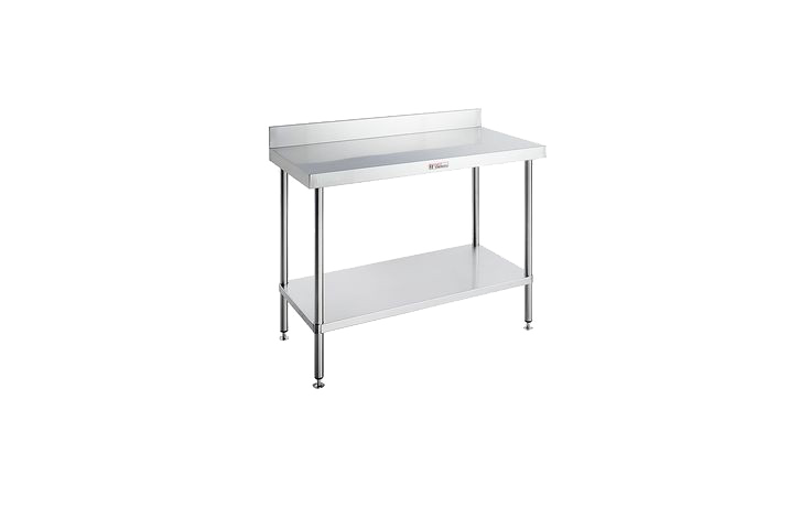 Simply Stainless SS02 - Stainless Steel Work Bench With Splashback