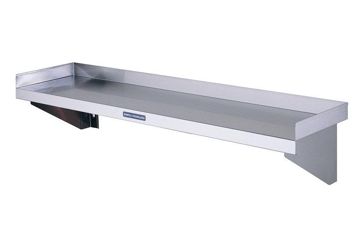 Simply Stainless SS10 - Stainless Steel Wall Shelf