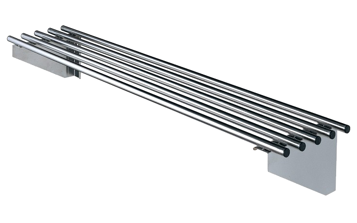 Simply Stainless SS11 - Stainless Steel Pipe Wall Shelf