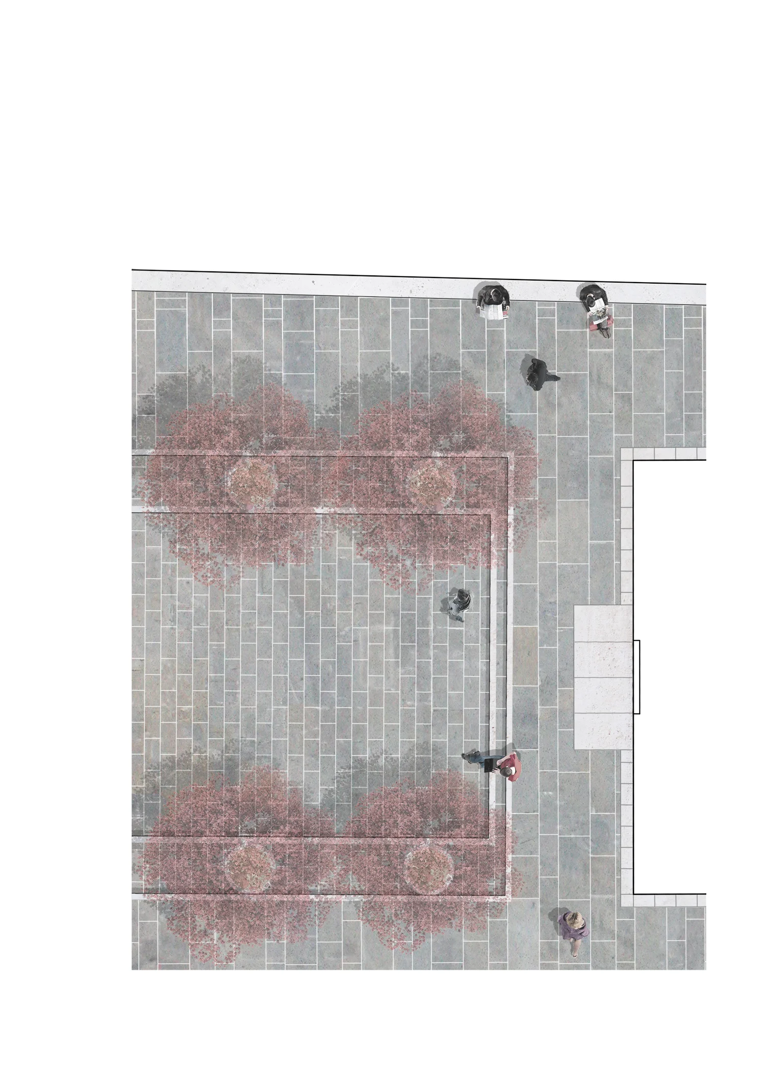 Architecture_Kombinat-Tina Rugelj_plan-infront of the church_Brolo square.jpg