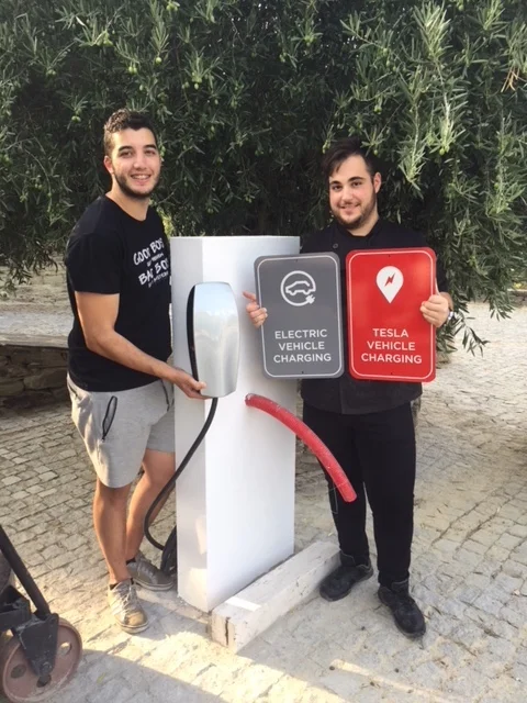  Charging station  almost  up and running for EV drivers at Quinta do Tedo!! 
