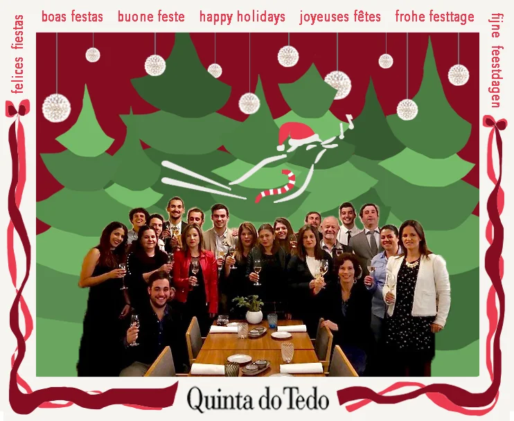       Team Tedo wishes you a holiday season filled with joy, peace, love and … a glass of Quinta do Tedo! 