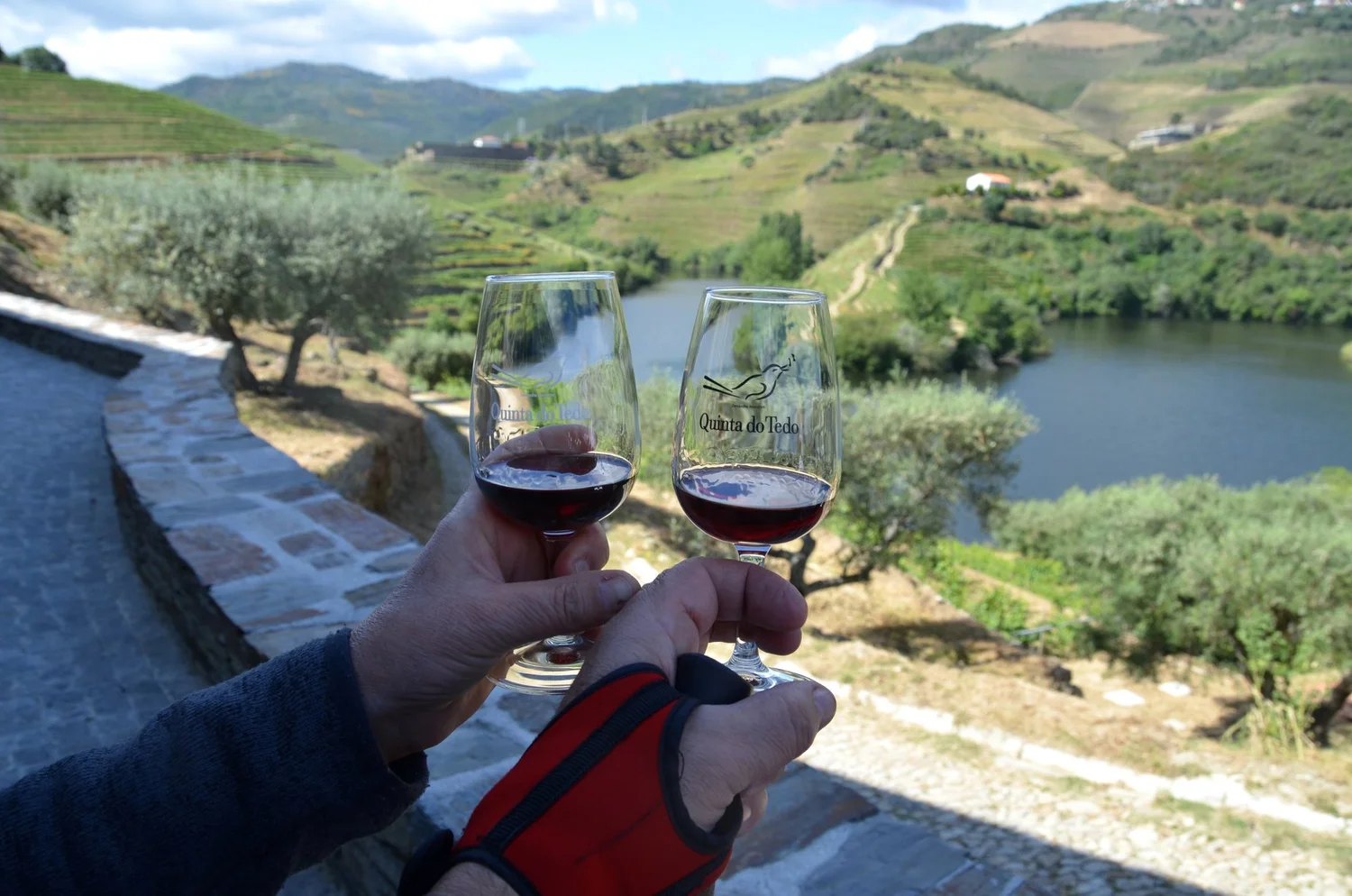  A toast to the hikers - thank you for including Quinta do Tedo! 
