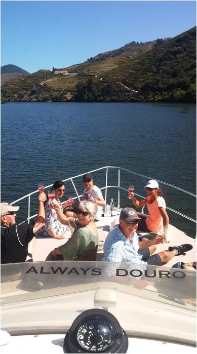 Tedo teams up with Always Douro for weekly sunset cruises on the Douro, Porto Rosé cocktail in hand!