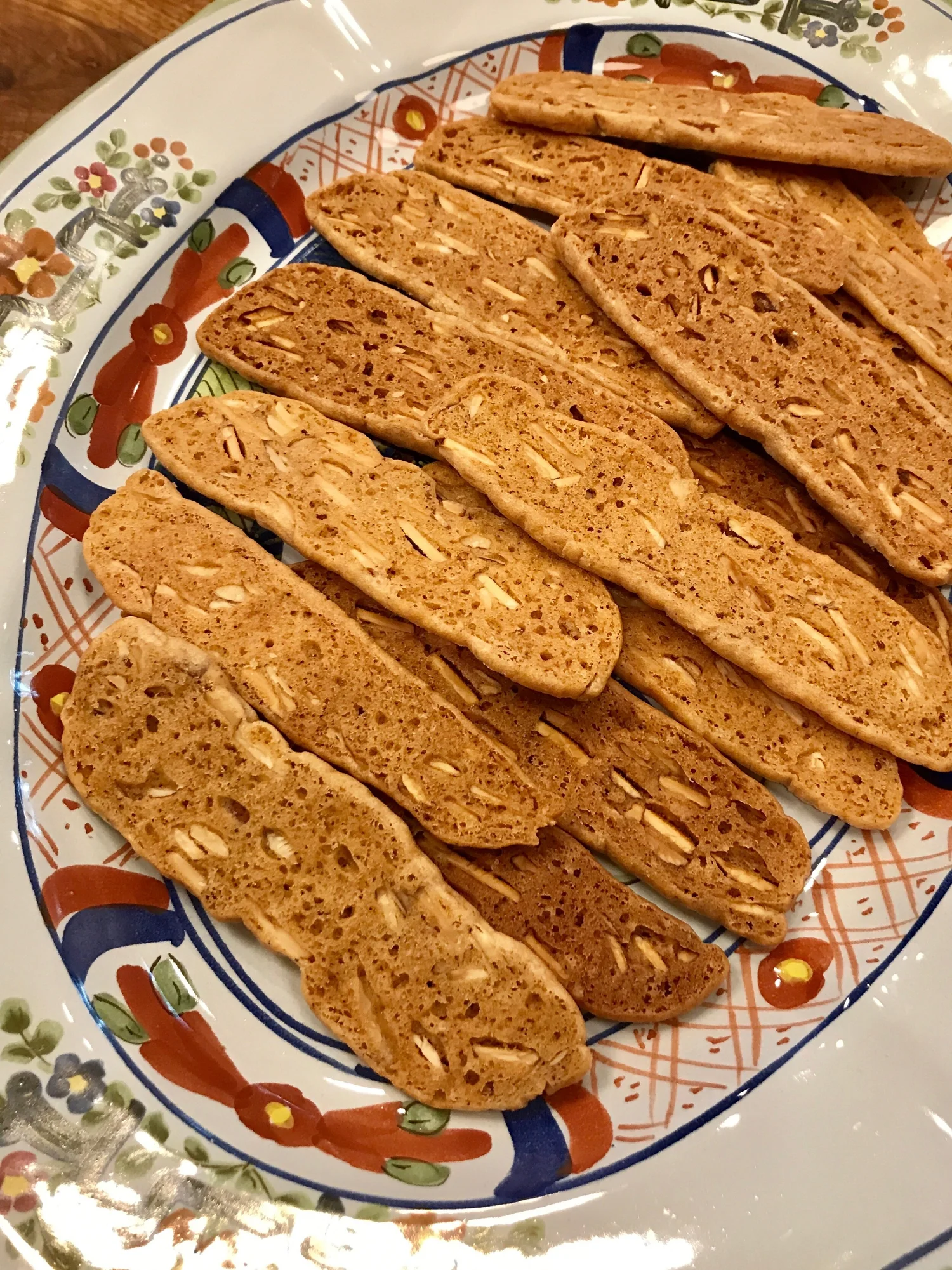 Amande cookies, thanks to food guru David Lebovitz and to Flo Braker.
