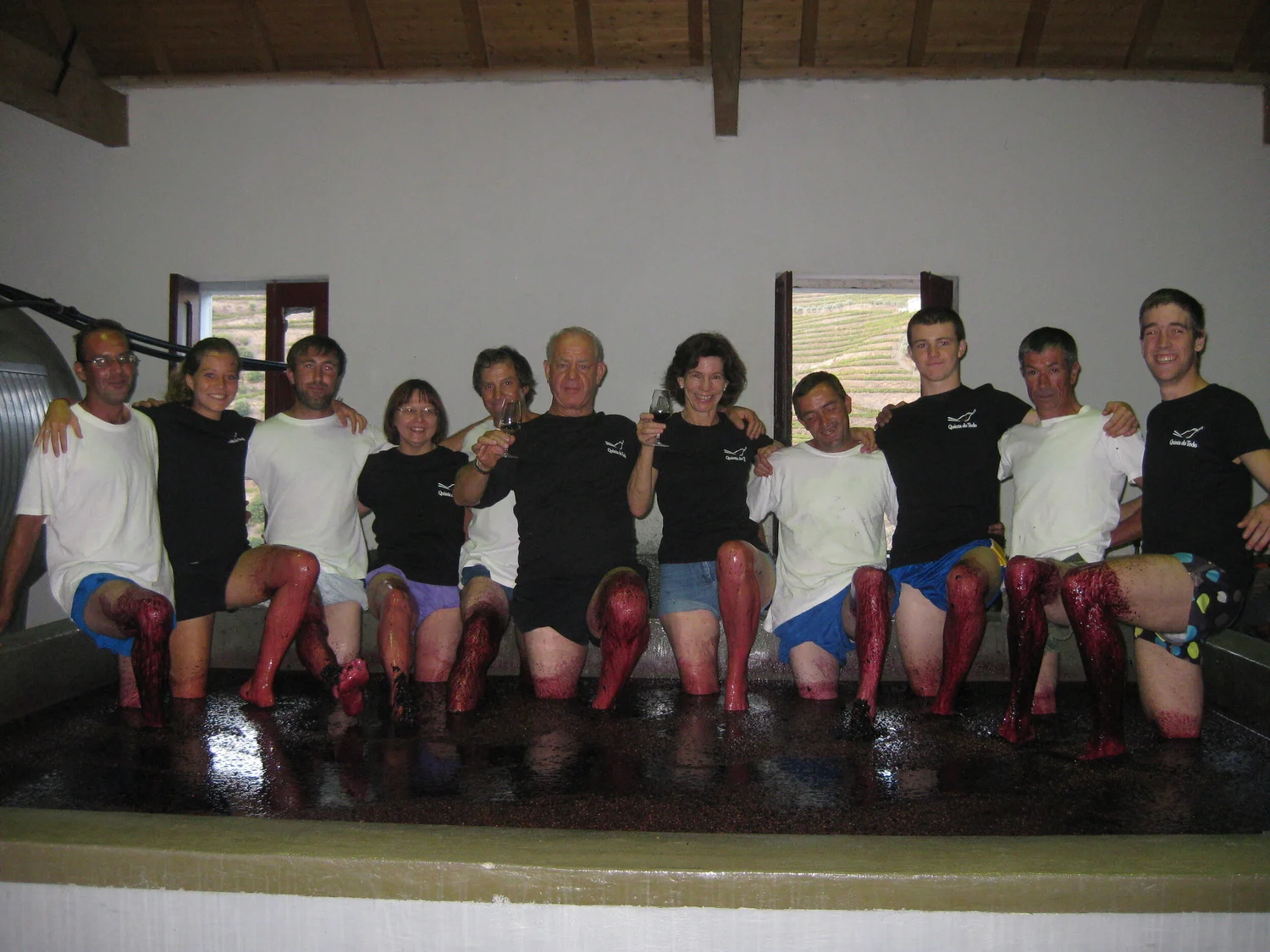  B and B guests treading with Team Tedo in 2014 