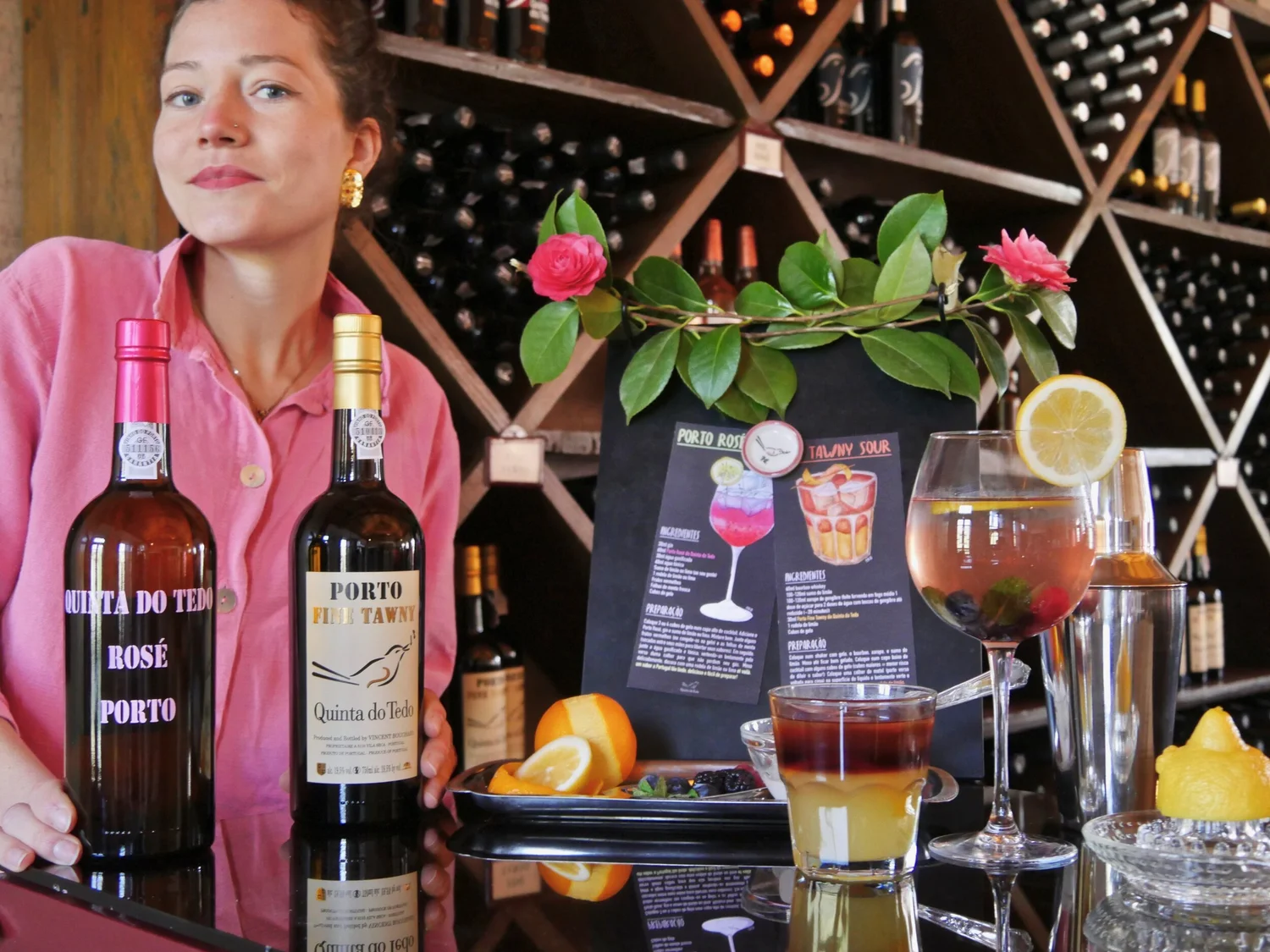 Odile came up with the Porto Rosé Shrub for a virtual Port Cocktail Workshop she hosted in March.