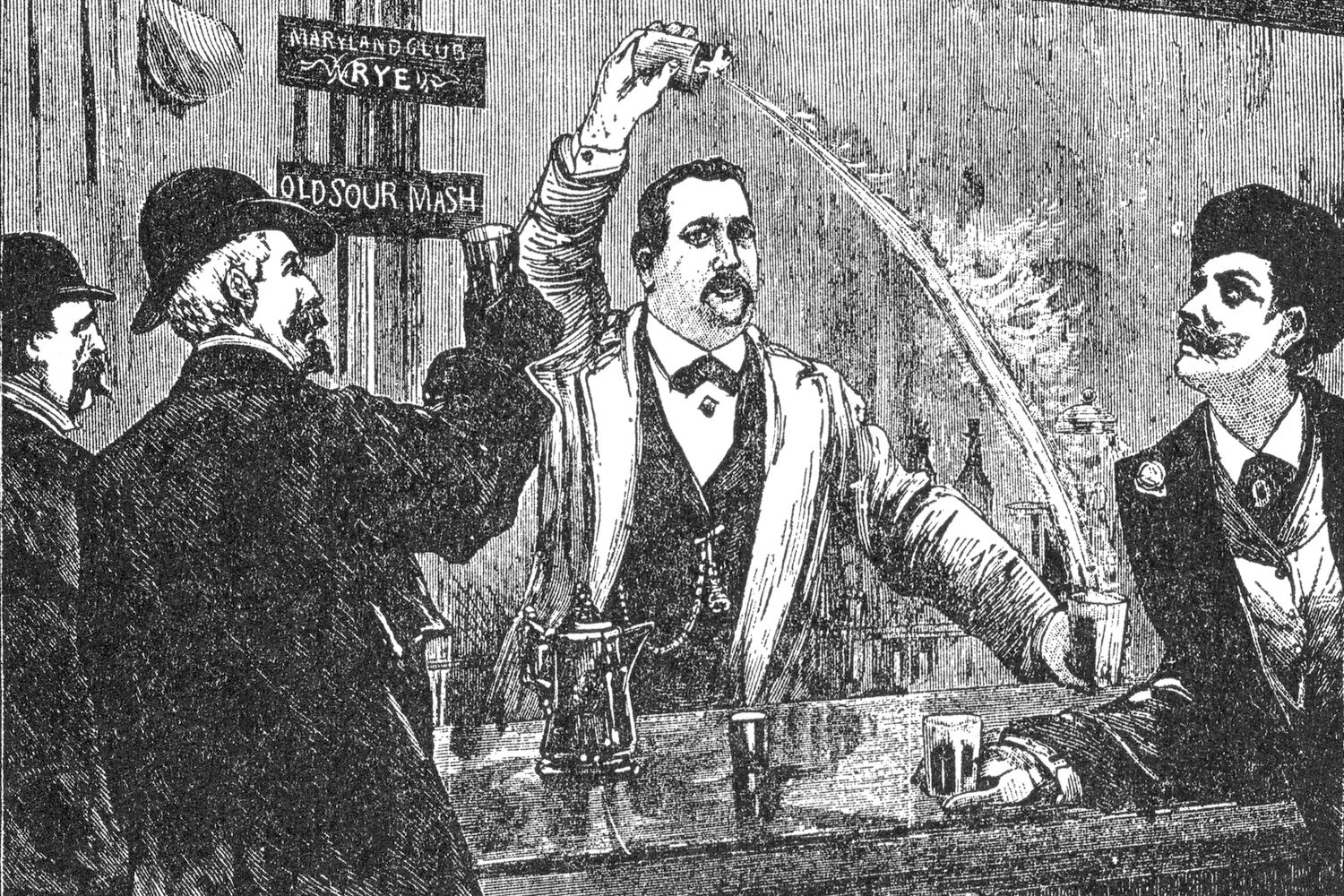 Jerry Thomas, New York’s godfather of mixology who published the first guide to cocktail making.