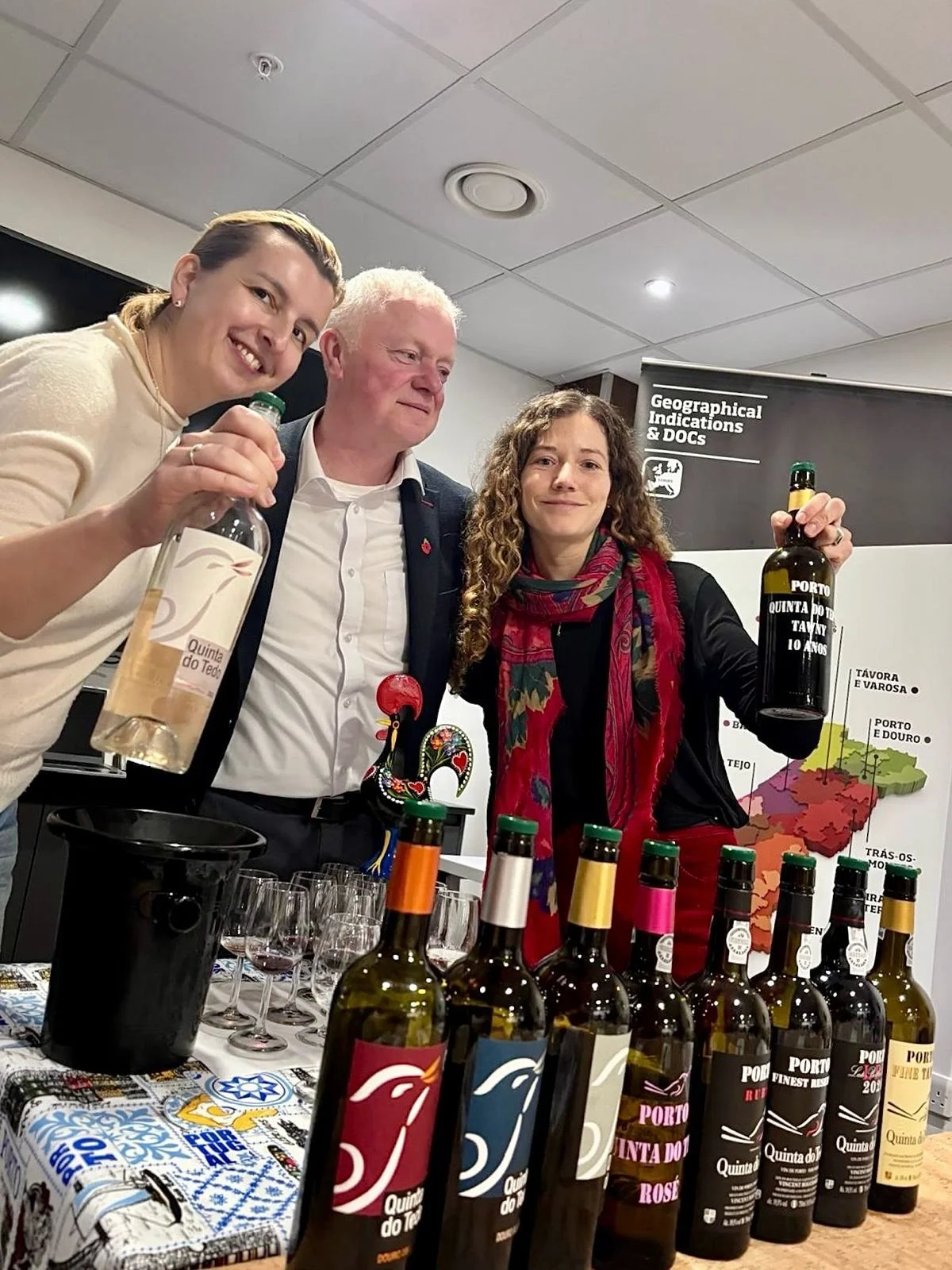 ᴘᴛ Odile Bouchard viajou para o Reino Unido no in&iacute;cio deste m&ecirc;s para visitar o nosso novo importador, a 79 North Ltd, e alguns dos seus clientes, bem como para realizar uma masterclass da Quinta do Tedo numa armaz&eacute;m urbano de vinh