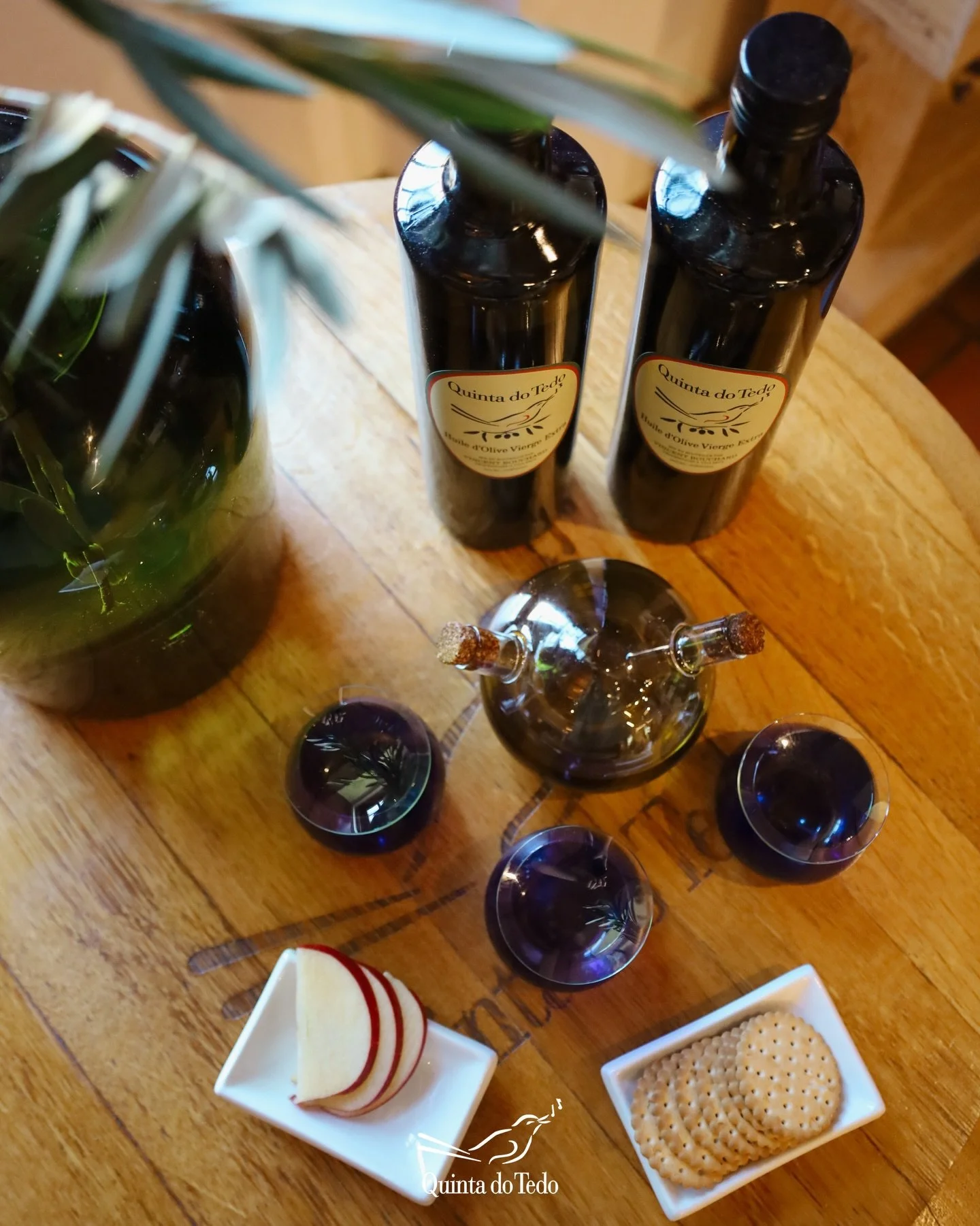 ᴘᴛ Na Quinta do Tedo, o azeite prova-se com tempo e conhecimento.

A nossa prova de azeite &eacute; uma experi&ecirc;ncia sensorial exclusiva, com aprendizagem, harmoniza&ccedil;&otilde;es cuidadosamente escolhidas e sabores aut&ecirc;nticos, com des