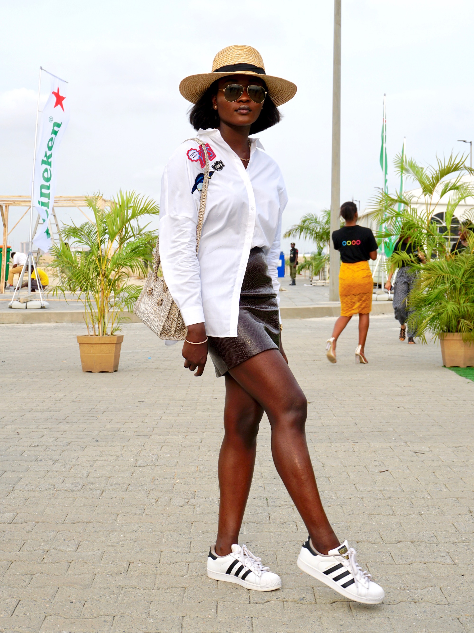 All The Most Brilliant Street Style Spotted At Lagos Fashion Week