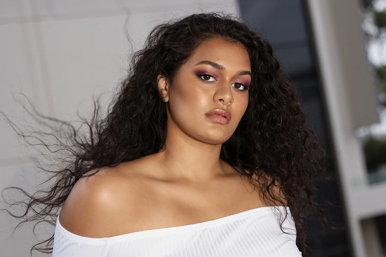 Lateisha photographed and makeup by Katie Saarikko