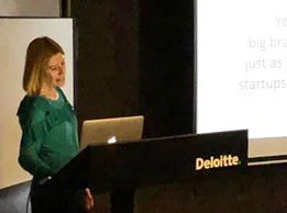 Simone sharing her Personal Branding strategies at Deloitte for AIPFE Cyprus – Women Of Europe.