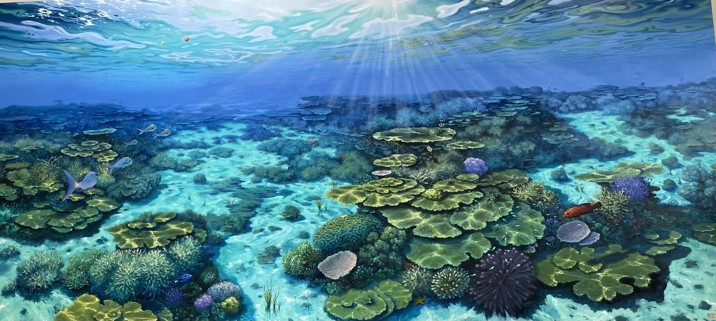 SOLD | Coral Fields (Commissioned)