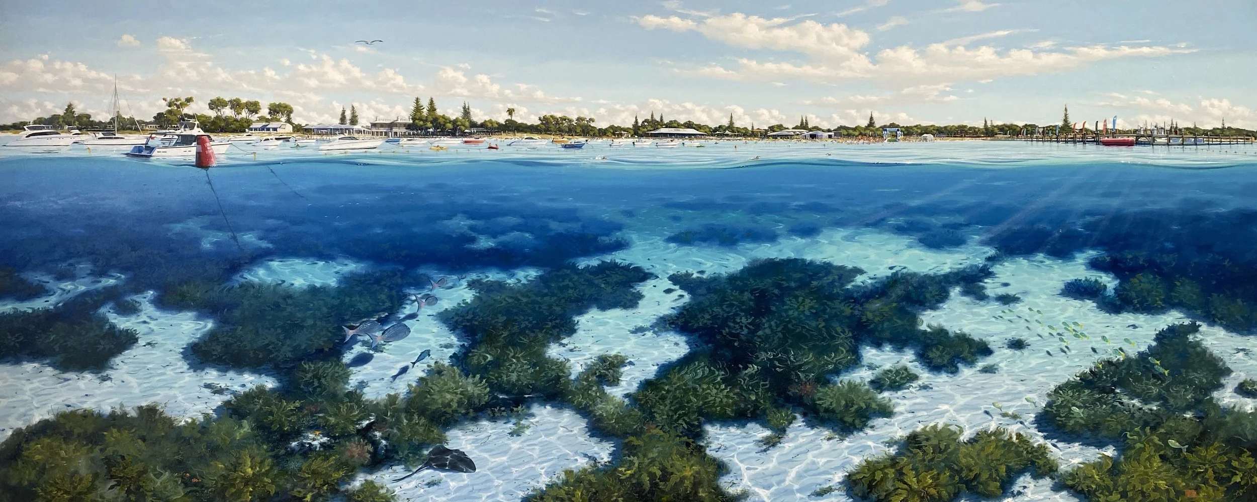 SOLD | The Rotto Swim, Thomson Bay, Rottnest Island (Commissioned) (Copy)