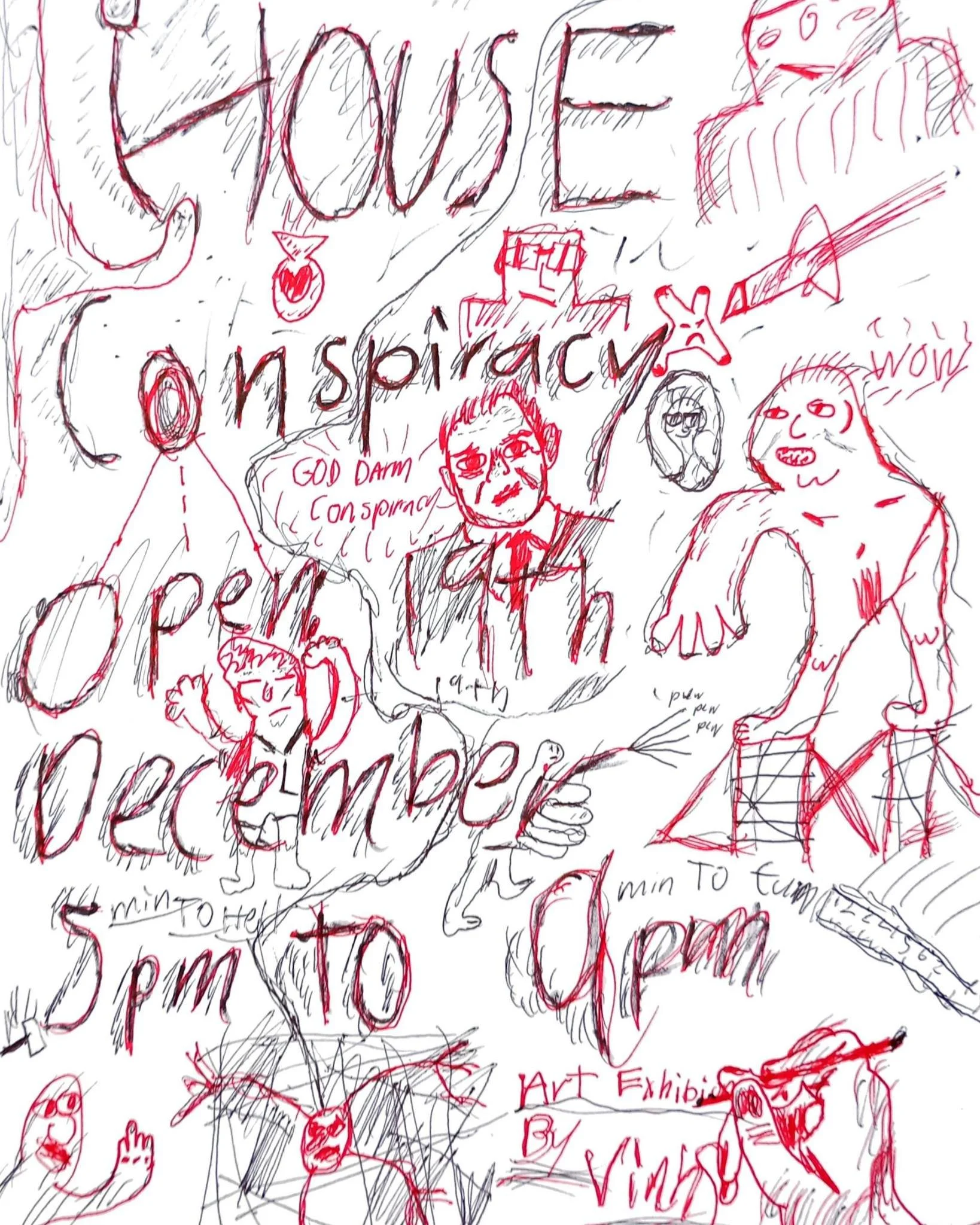 House Conspiracy proudly presents, a solo art exhibition by Vinh S - aka @v.s.recordings 

Friday 19th December
5pm - 9pm

42 Mollison Street, West End
Free entry!

Vinh Angus Sutherland is a neurodivergent artist born and raised in Brisbane. During 