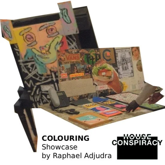 TONIGHT, Saturday 9th May
See Raphael Adjudra's showcase of new extraordinary work at House Conspiracy

House Conspiracy proudly presents: COLOURING an exhibition by Raphael Adjudra aka Kwagwan (@kwagwaan )

Saturday 9th of May
42 Mollison Street, We