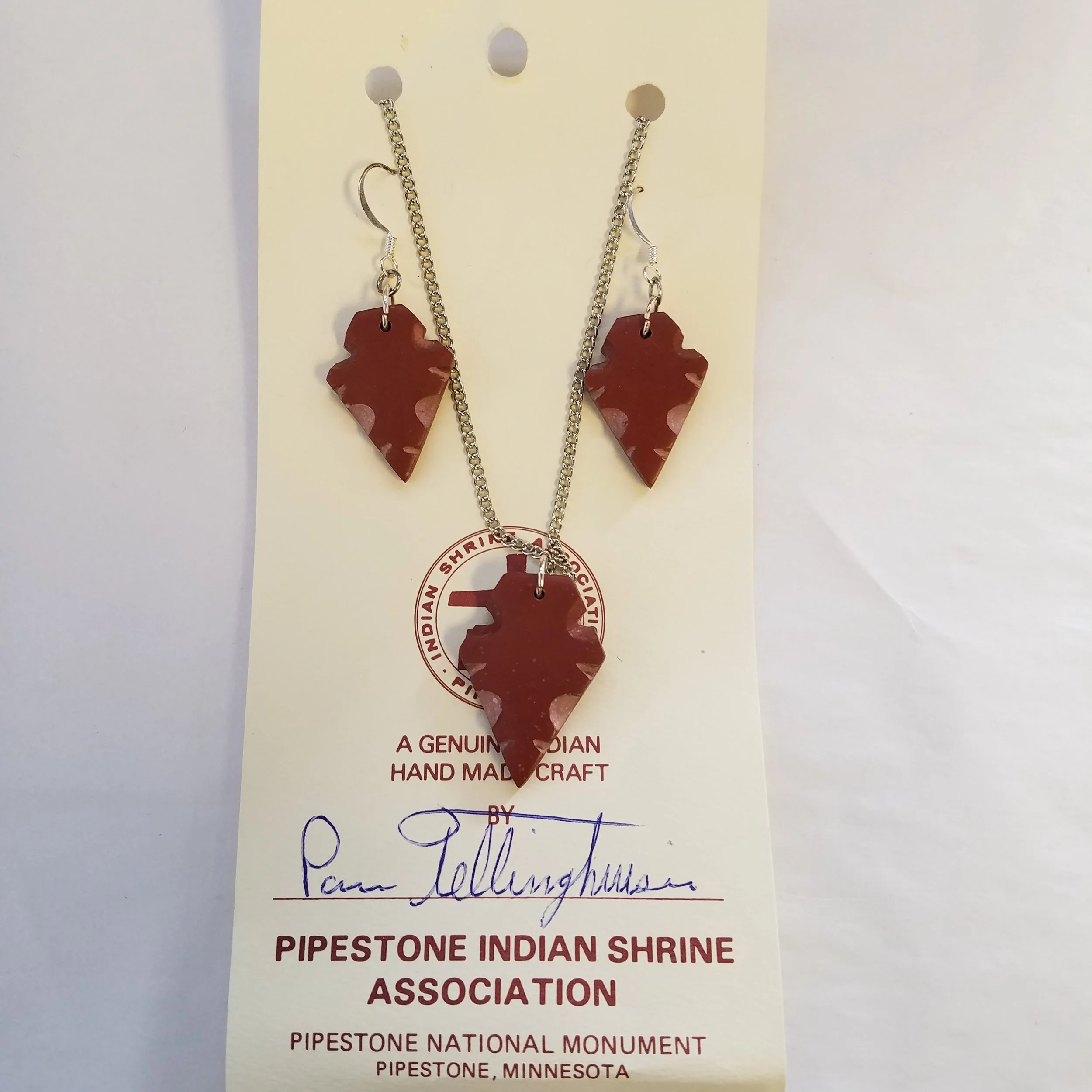 Arrow Wire Earrings Necklace Set PT.jpg