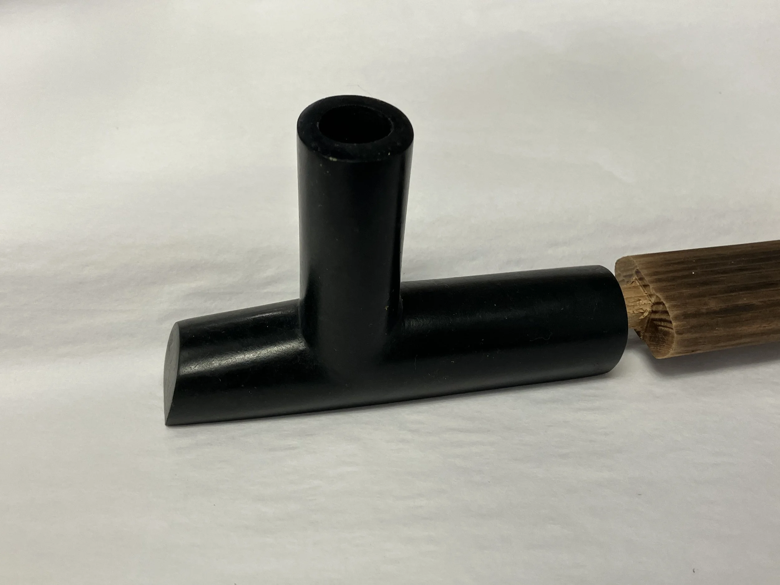 15 plains w beadwork pipe - black - 1-1.JPG