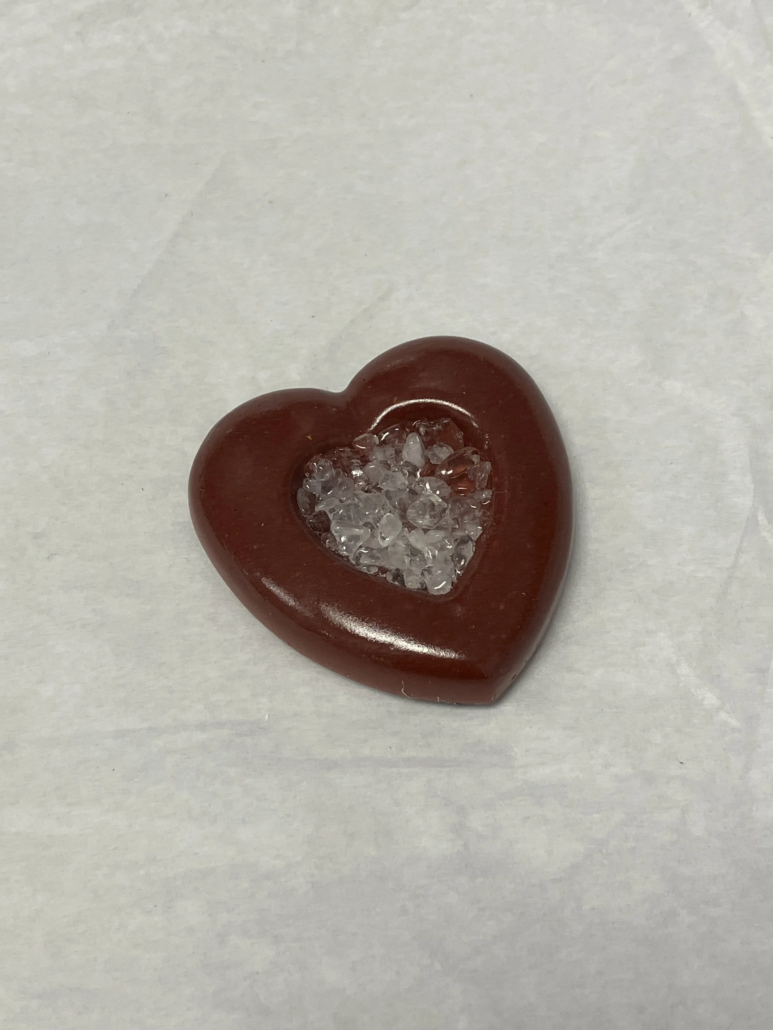 heart magnet dust art w rocks.jpeg