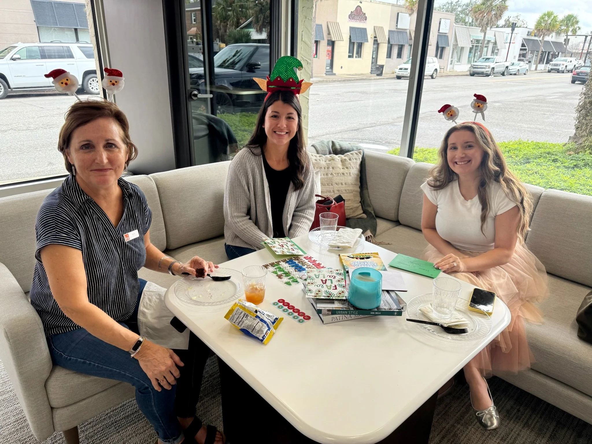 volunteers at an event