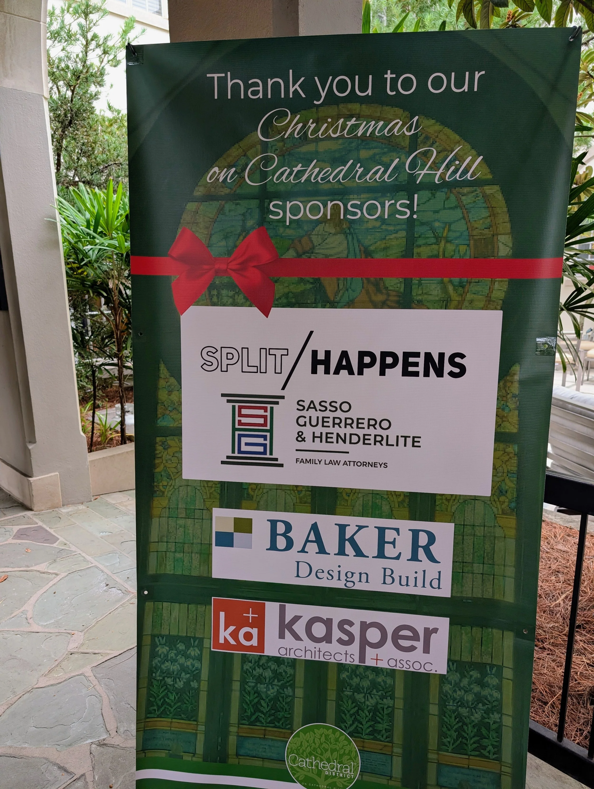 sponsorship banner with kasper logo
