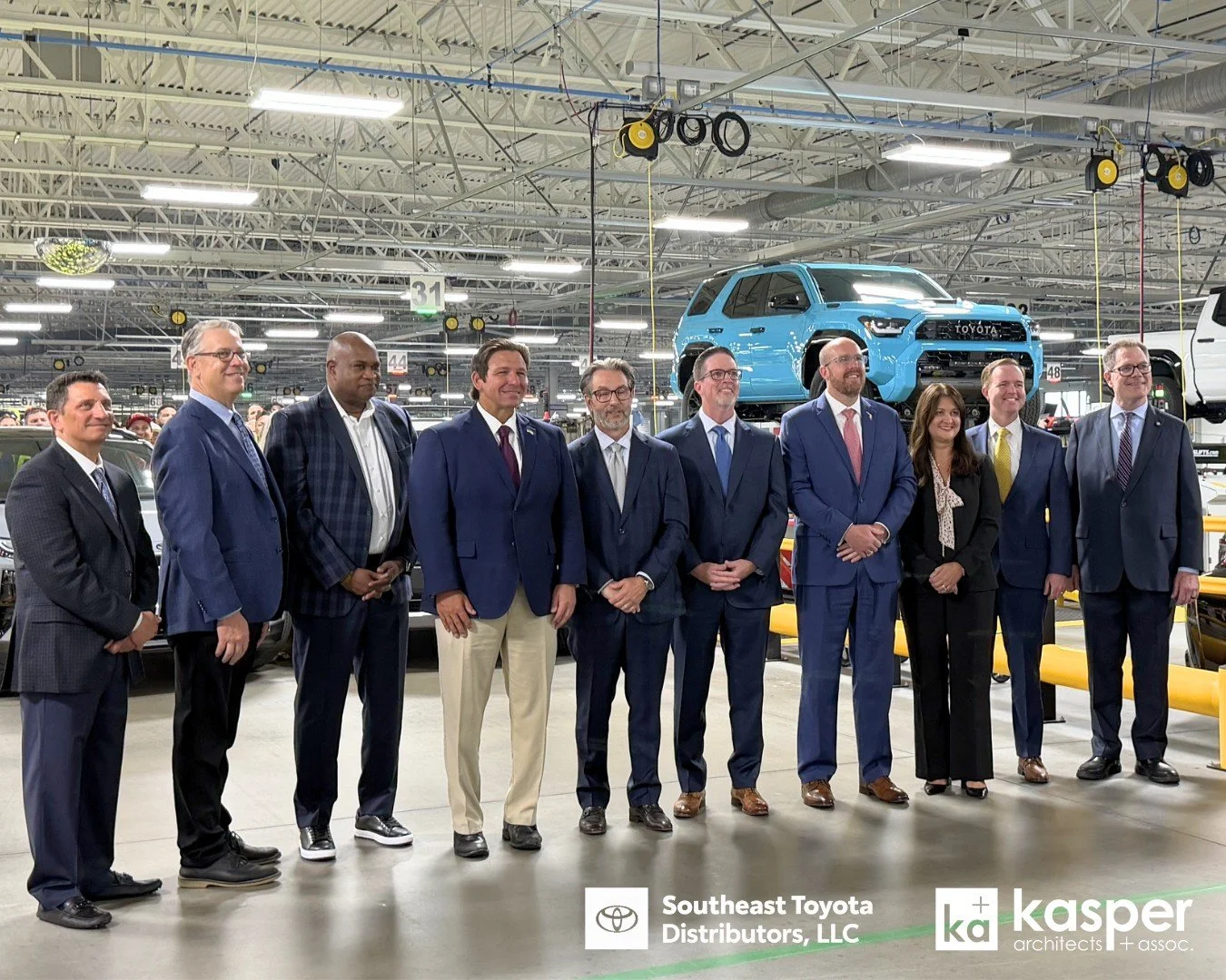 Today was a landmark day for Jacksonville&rsquo;s economy and the future of logistics! Our team was honored to attend the grand opening of the new Southeast Toyota Distributors vehicle processing center at @jax_port Blount Island.

𝐀𝐬 𝐭𝐡𝐞 𝐚𝐫𝐜