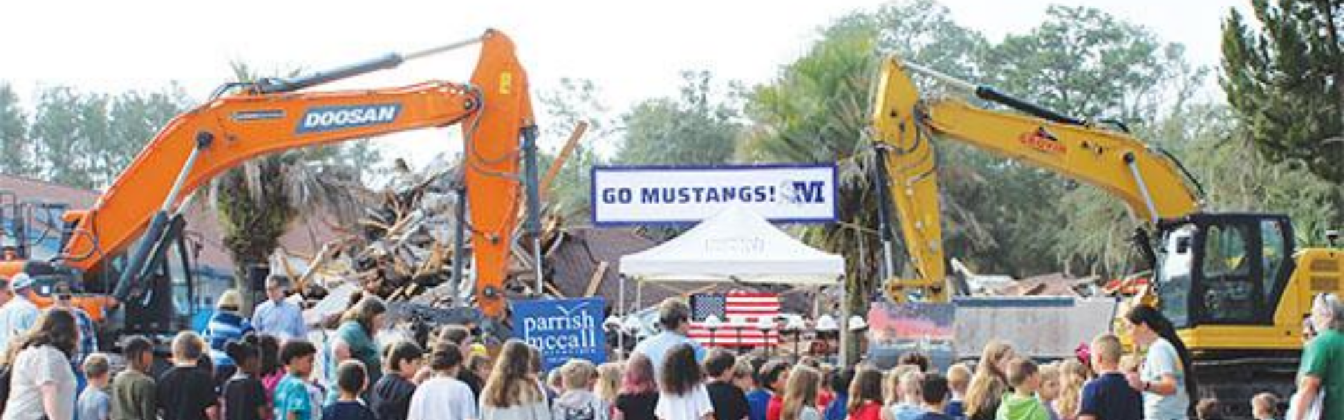 ground breaking day for the project