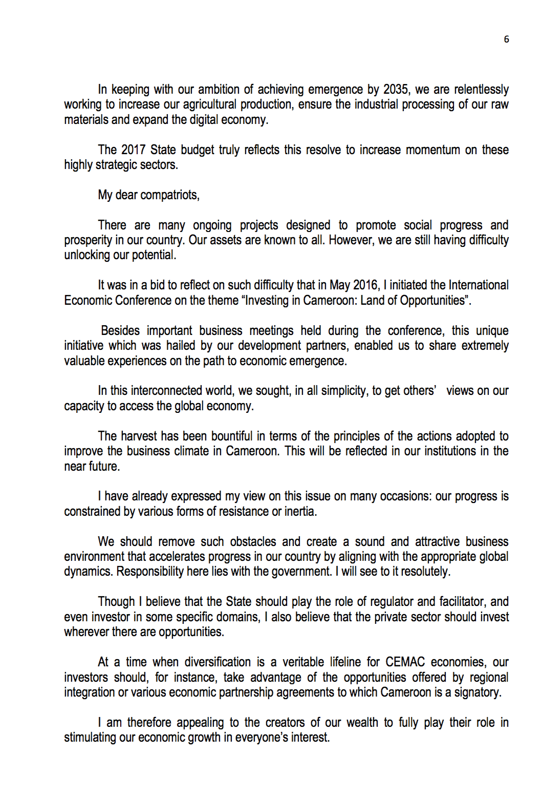 Happy new year from the speech-to-speech advocates READ THE PRESIDENT'S END OF YEAR SPEECH TO THE PUBLIC — Camerbeaute