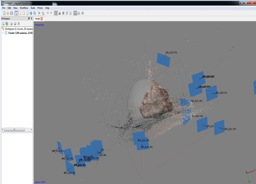 Image preview after rendering photos.