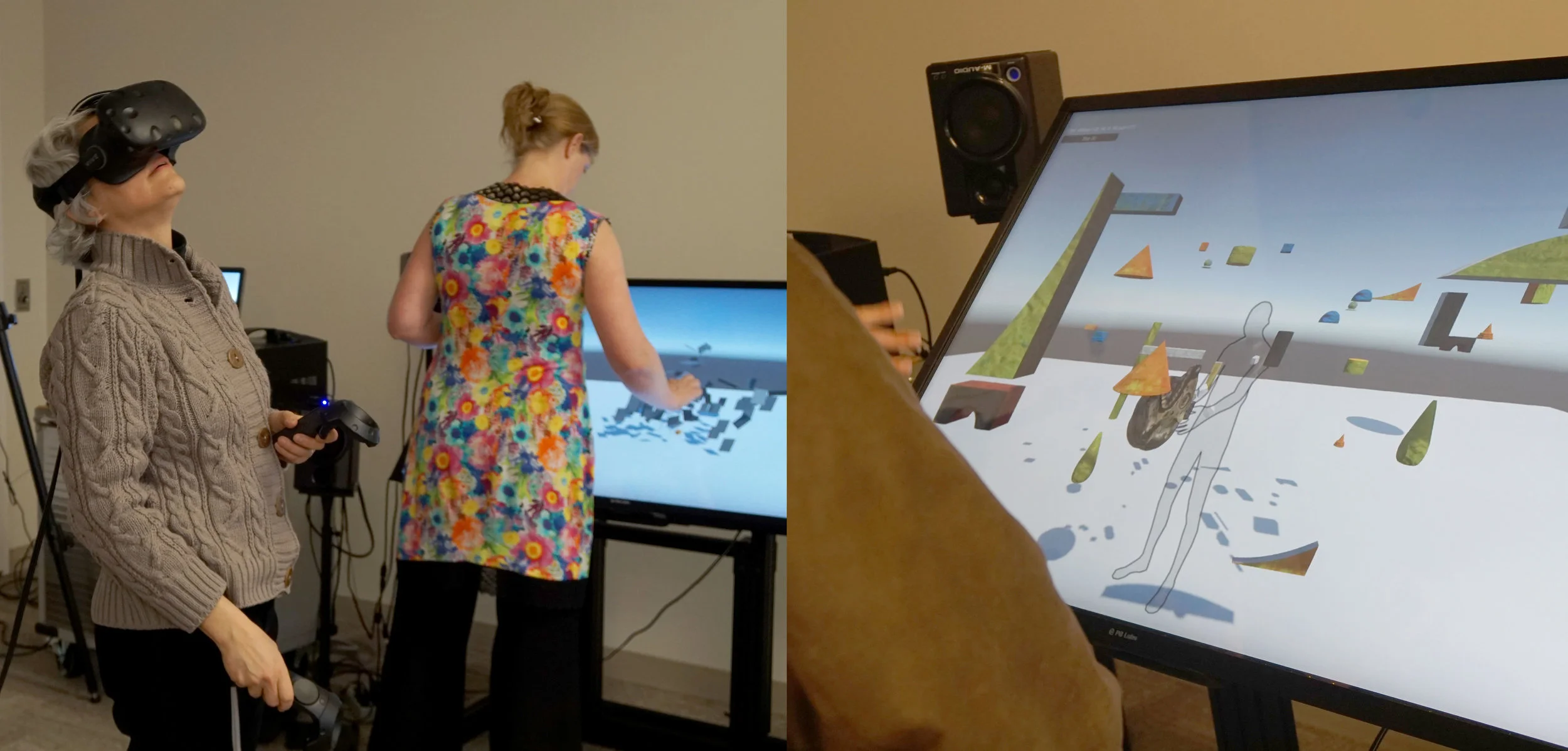Method of Loci (a mnemonic system in which items are mentally associated with specific physical location) Alan Price (Design); Isla Hansen (Art); Scott Swearingen (Design); Norah Zuniga Shaw (Dance); Michelle Wibbelsman (Latin American Indigenous Cultures); Ben McCorkle (English). Demo Location: SIM Lab.