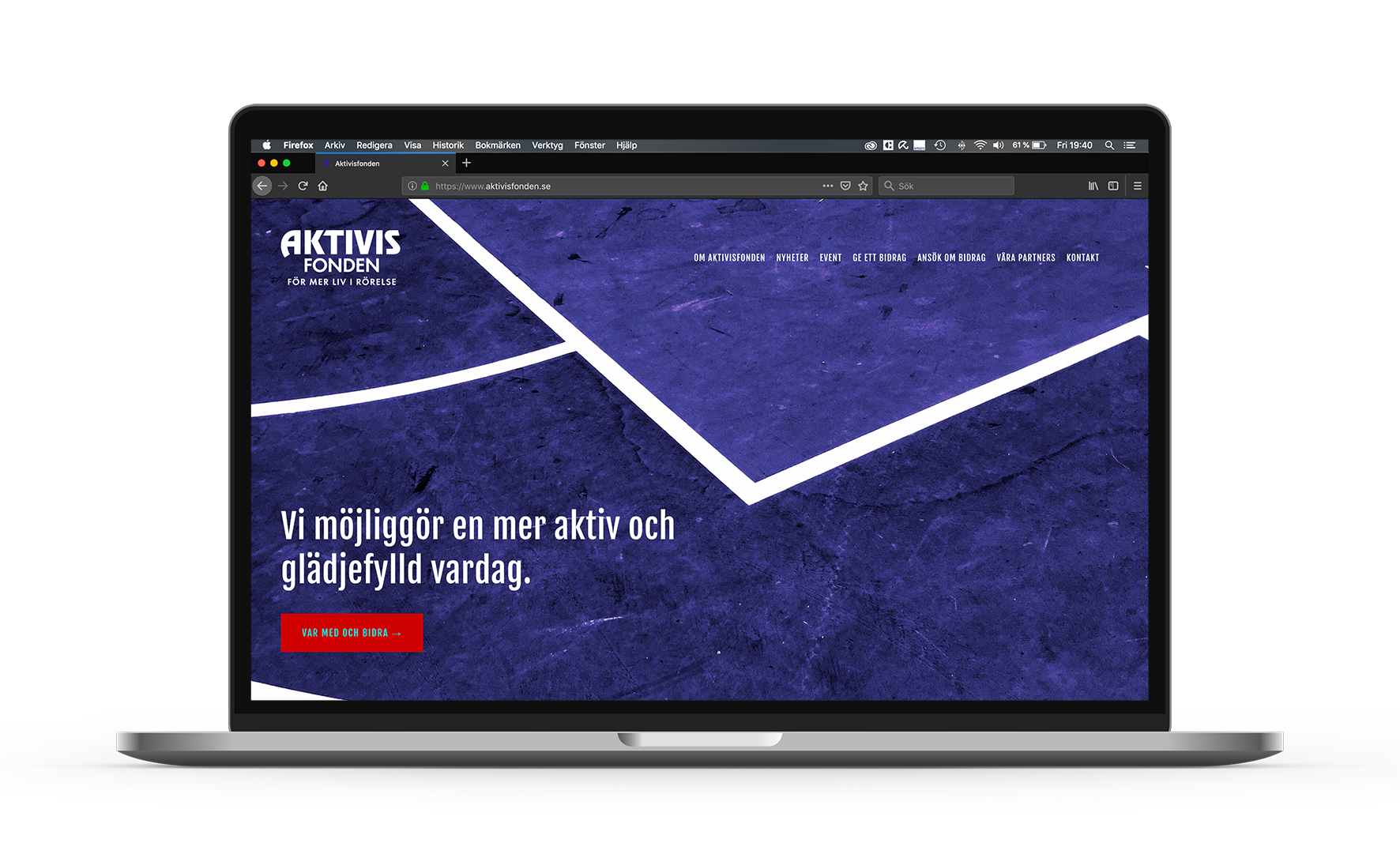 Home page of www.aktivisfonden.se