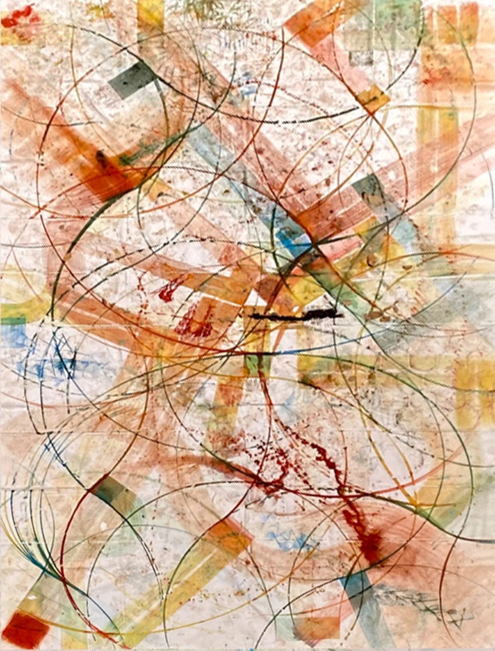  Fall In Born  11.8.2020  Dye on canvas  144 x 216 inches 