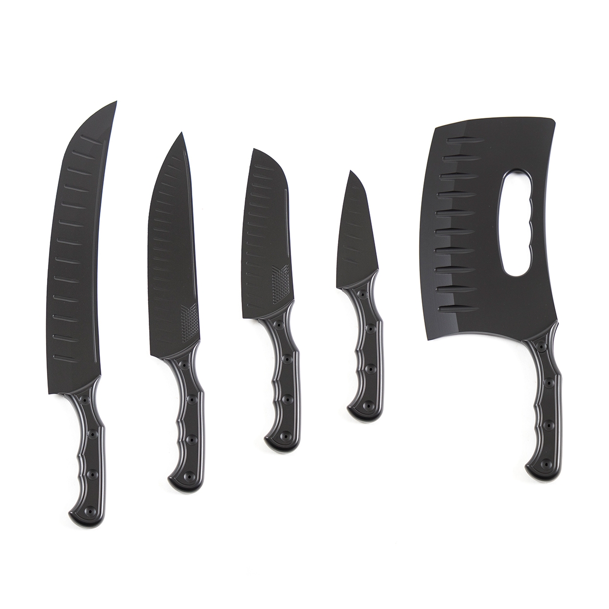 Triple Black El Diablo Knife Set — Jesse James Culinary