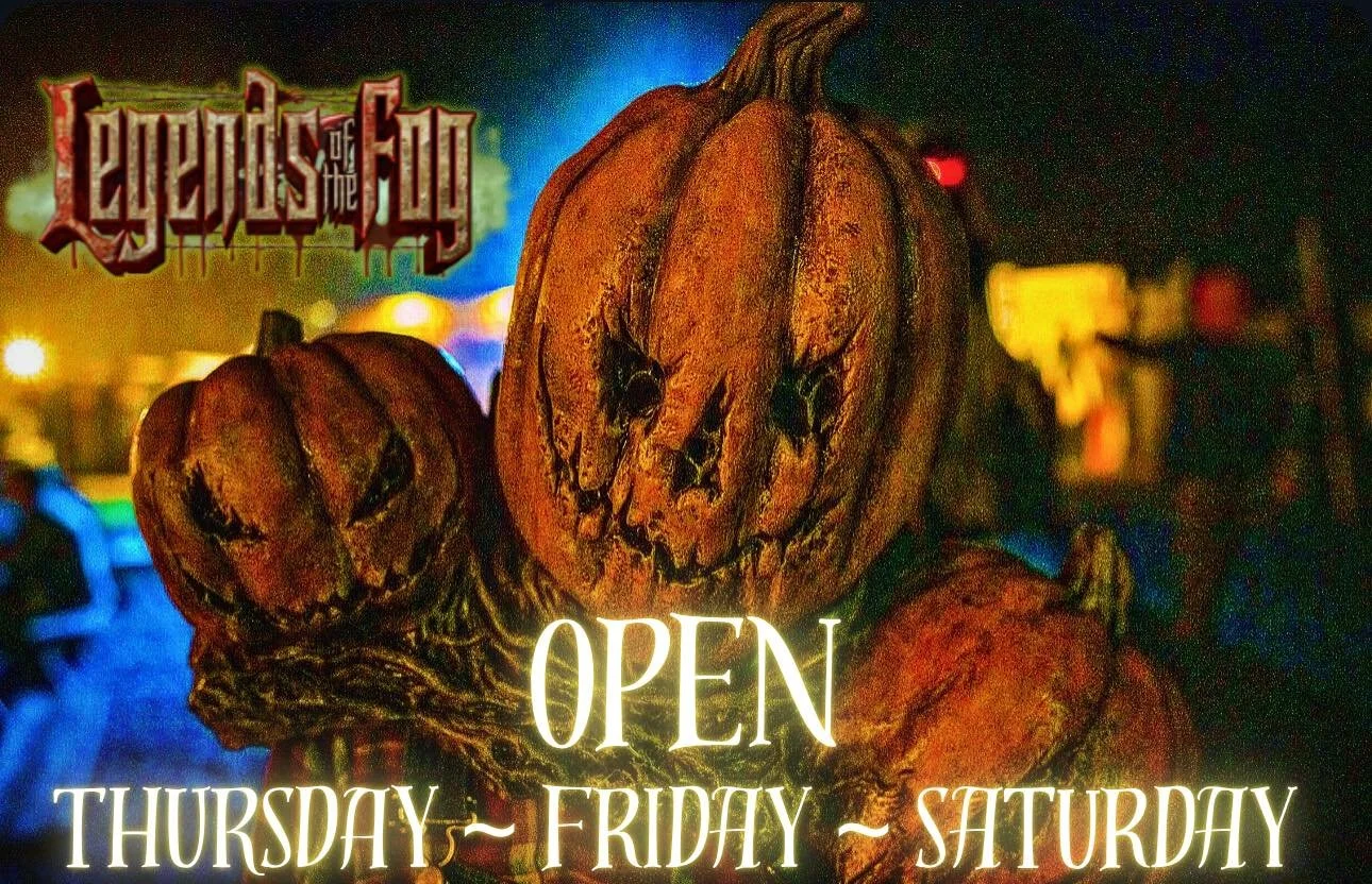 It’s Halloween Week! The last chance to experience all 4 terrifying haunts before we turn off the lights for Blackout Weekend! 
Halloween Week Gate Times
Thursday 6:30-9pm
🎃 Halloween👻 Friday 6:30-10pm
Saturday 6:30-10pm
**You must arrive b