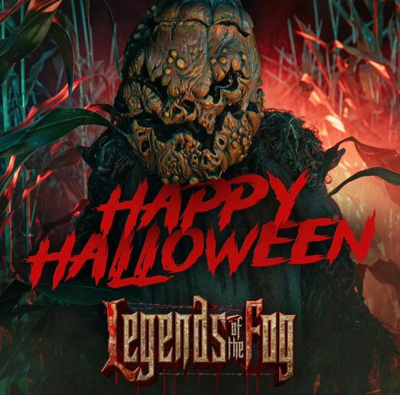 Happy Halloween from Legends of the Fog! 
We have lots of tricks up our sleeves for tonight, gates open at 6:30pm. Think you can make it thru all 4 attractions on  our 40 Acres of Fear?? We dare you to come! 
1 Ticket 🎟️ = 4 Attractions on 40 Acre