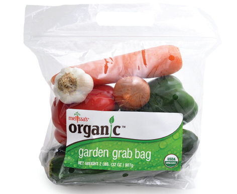 World Variety Produce launched organic vegetable kits in pouch bags last December, says Robert Schueller, director of marketing. © World Variety Produce