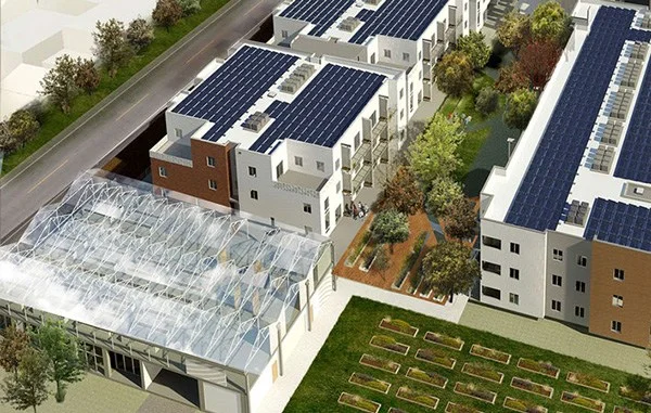 Rendering of Altius Farms, bottom left, in the under-construction S’Park development.&nbsp;(Altrius Farms)