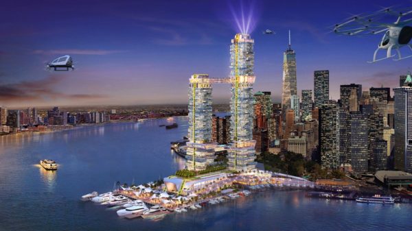 A World Of Pier Imagination: Design Firm Pitches Futuristic Eco-Towers For Manhattan Tip