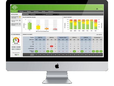 The Zest Fresh "dashboard"