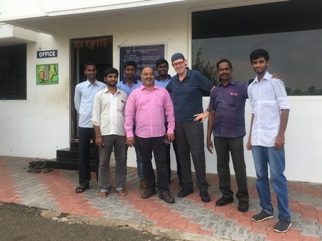Team Fibre Dust India - Anar Coir - visited by Geerten