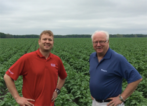 Black Gold Farms CEO Eric Halverson (left) and Board Chair Gregg Halverson (right)