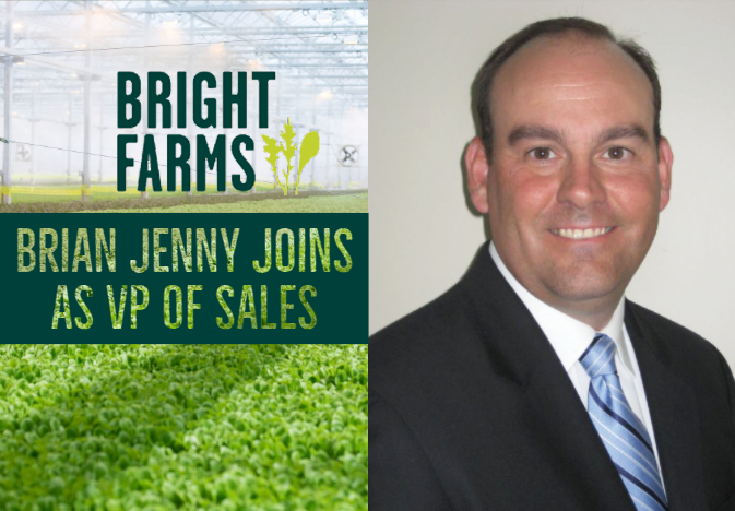 Brian Jenny Joins Vertical Farm BrightFarms