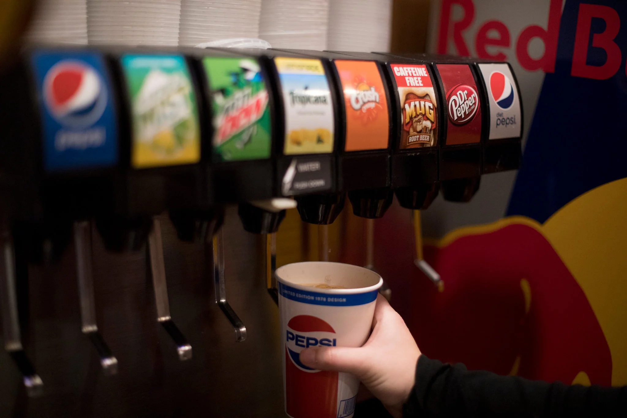 Taxes on sugary beverages and junk food would help lower health care costs. Credit: Jenny Kane/Associated Press