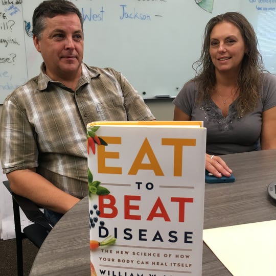 Glynn and Kellie Barber are growing food to fight disease. (Photo: Seth Slabaugh, The Star Press)
