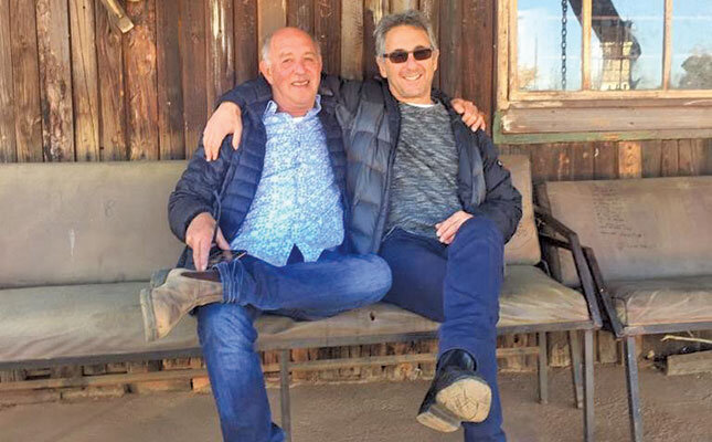Dew Crisp was co-founded by childhood friends Michael Kaplan (left) and Bruce Glazer.