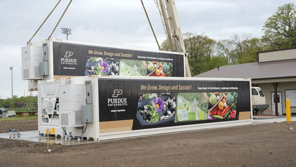 Arrival of Freight Farm Growing Containers